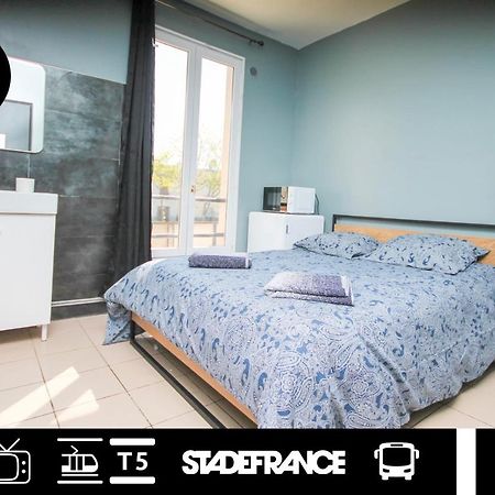 08 - Chambre Proche Paris Et Transports Avec Tv Wifi Сен-Дені Екстер'єр фото