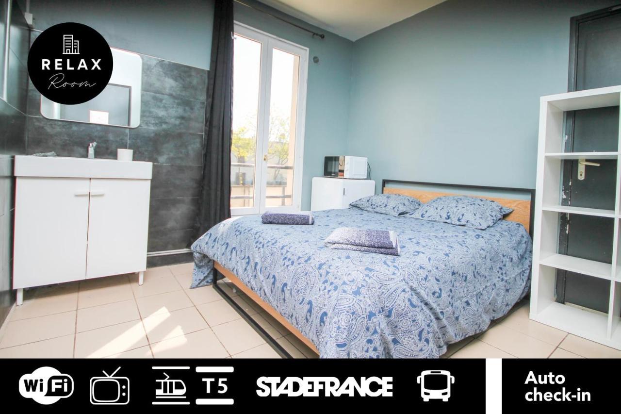 08 - Chambre Proche Paris Et Transports Avec Tv Wifi Сен-Дені Екстер'єр фото